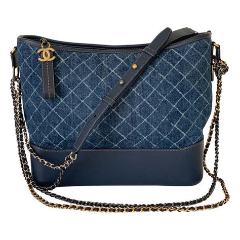 chanel sac denim|chanel gabrielle purse bag.